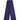 Hui Milano long dark blue wool scarf with minimalist design and two bold red vertical stripes, versatile accessory for casual or formal looks, front view on white background.