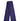 Hui Milano long dark blue wool scarf with minimalist design and two bold red vertical stripes, versatile accessory for casual or formal looks, front view on white background.