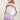 Purple sequined skirt with sculptural movement, sleek finish inspired by the elegance of traditional Chinese ceremonial garments.