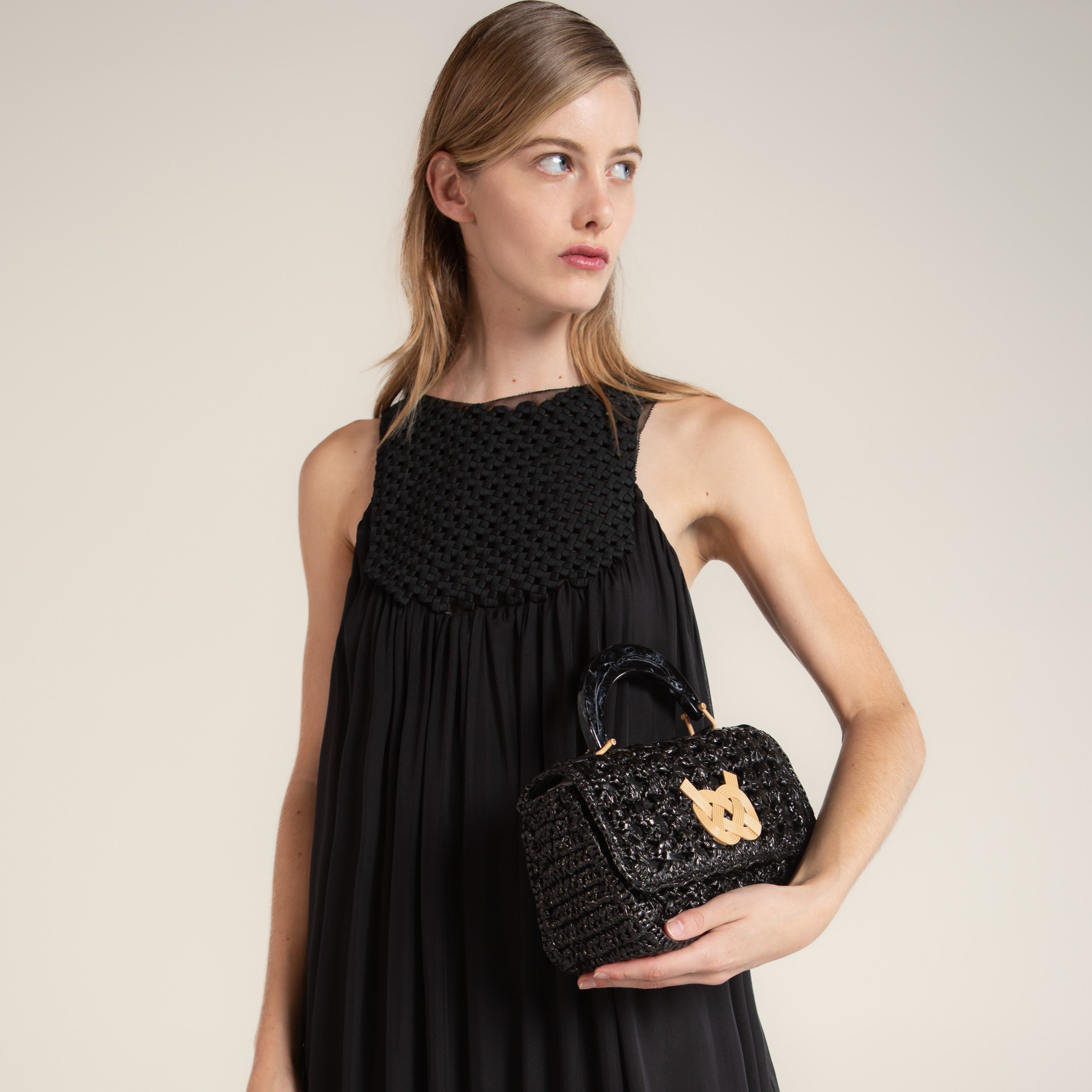 The Black Dress reinvented: HUI Milano featured by Grazia