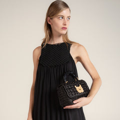 The Black Dress reinvented: HUI Milano featured by Grazia