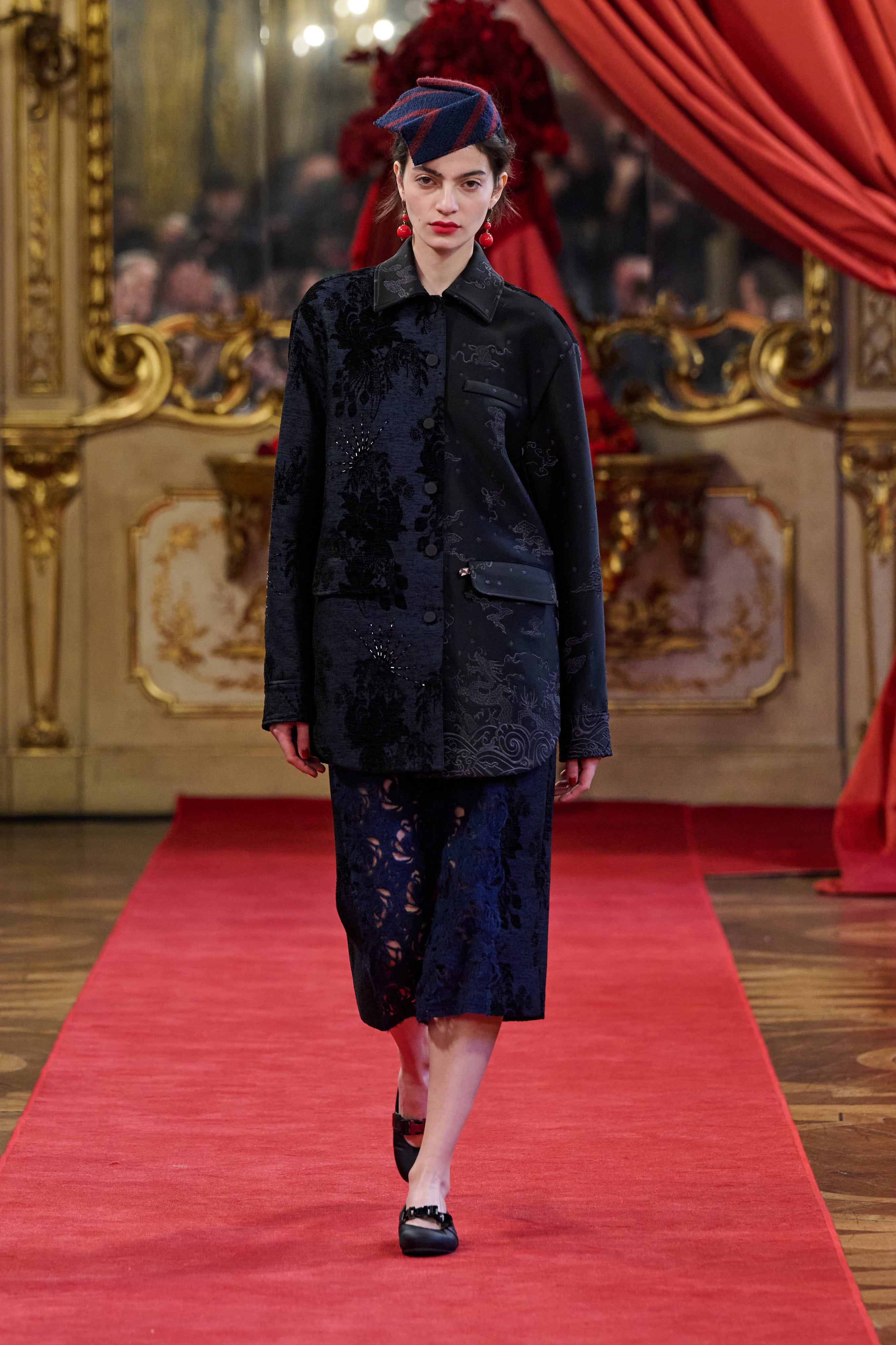 CAPPOTTO IN JACQUARD