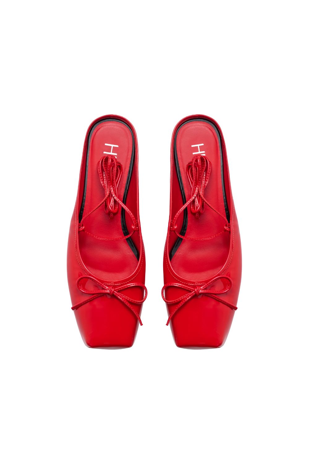 BALLERINE ROSSE LACE-UP