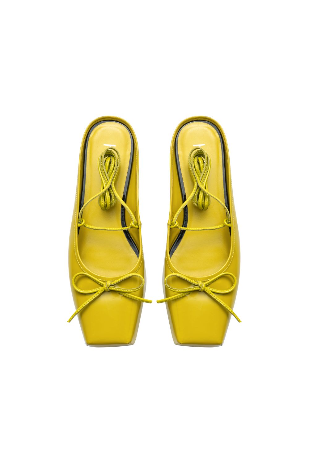 BALLERINE GIALLE LACE-UP