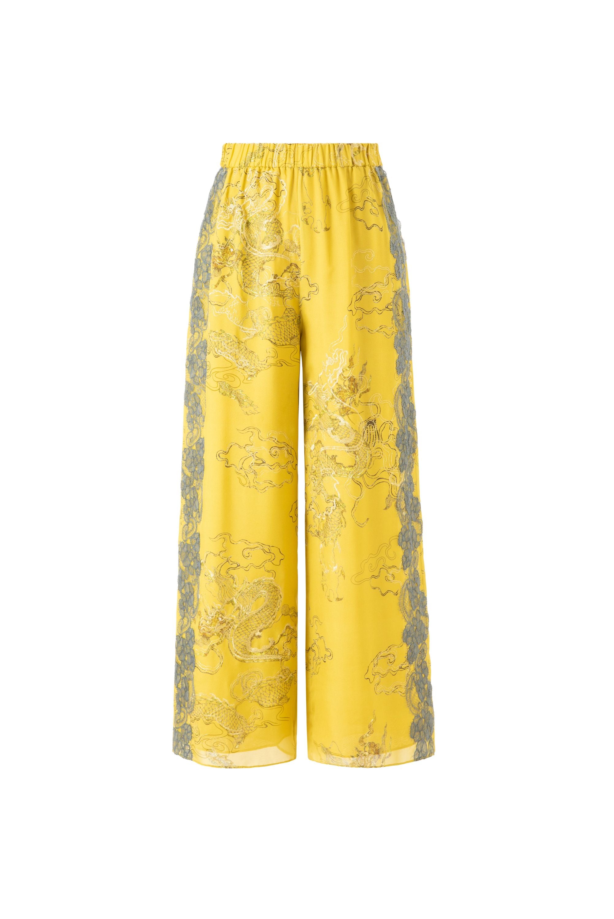 PANTALONI CON STAMPA DRAGO