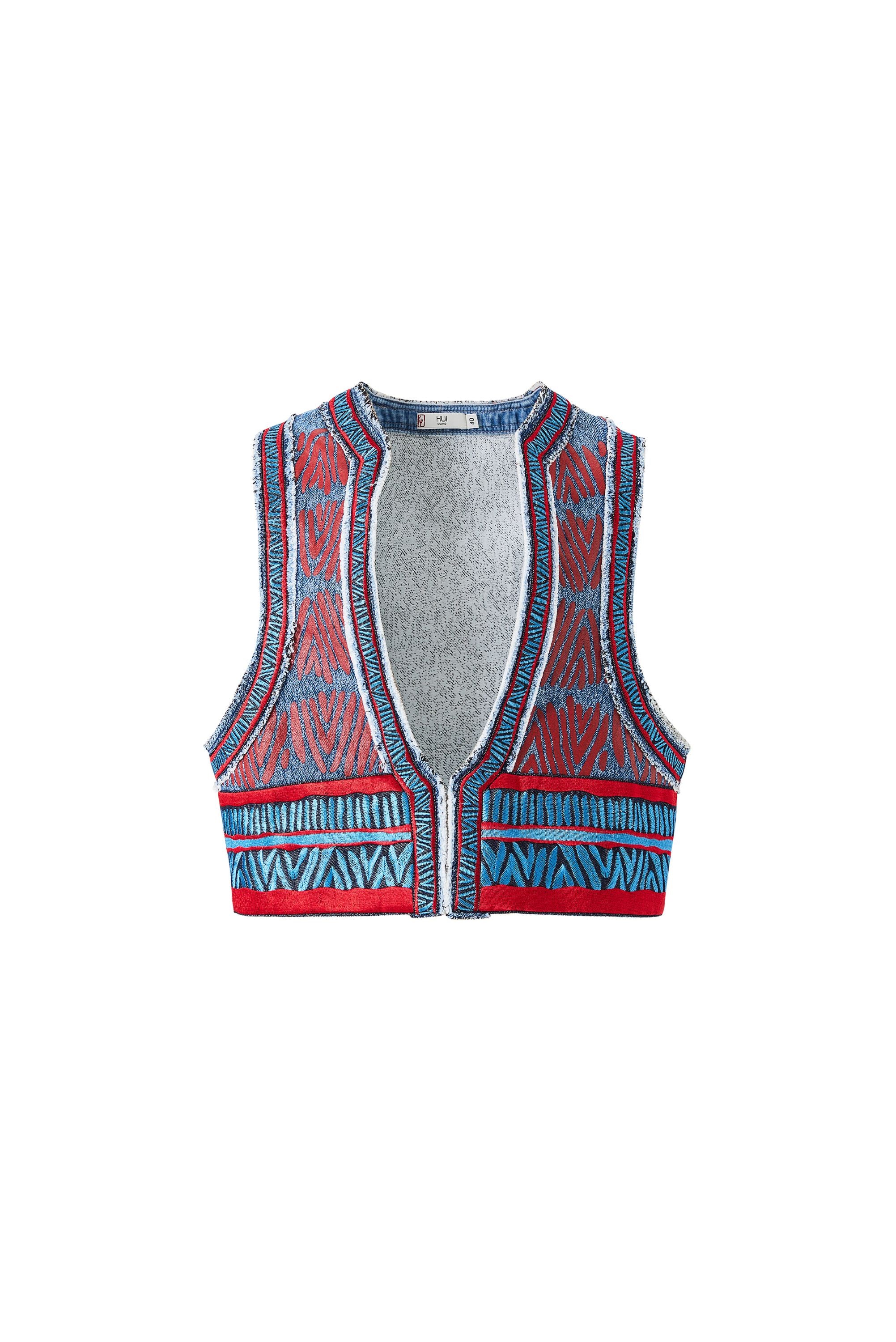 GILET RICAMATO