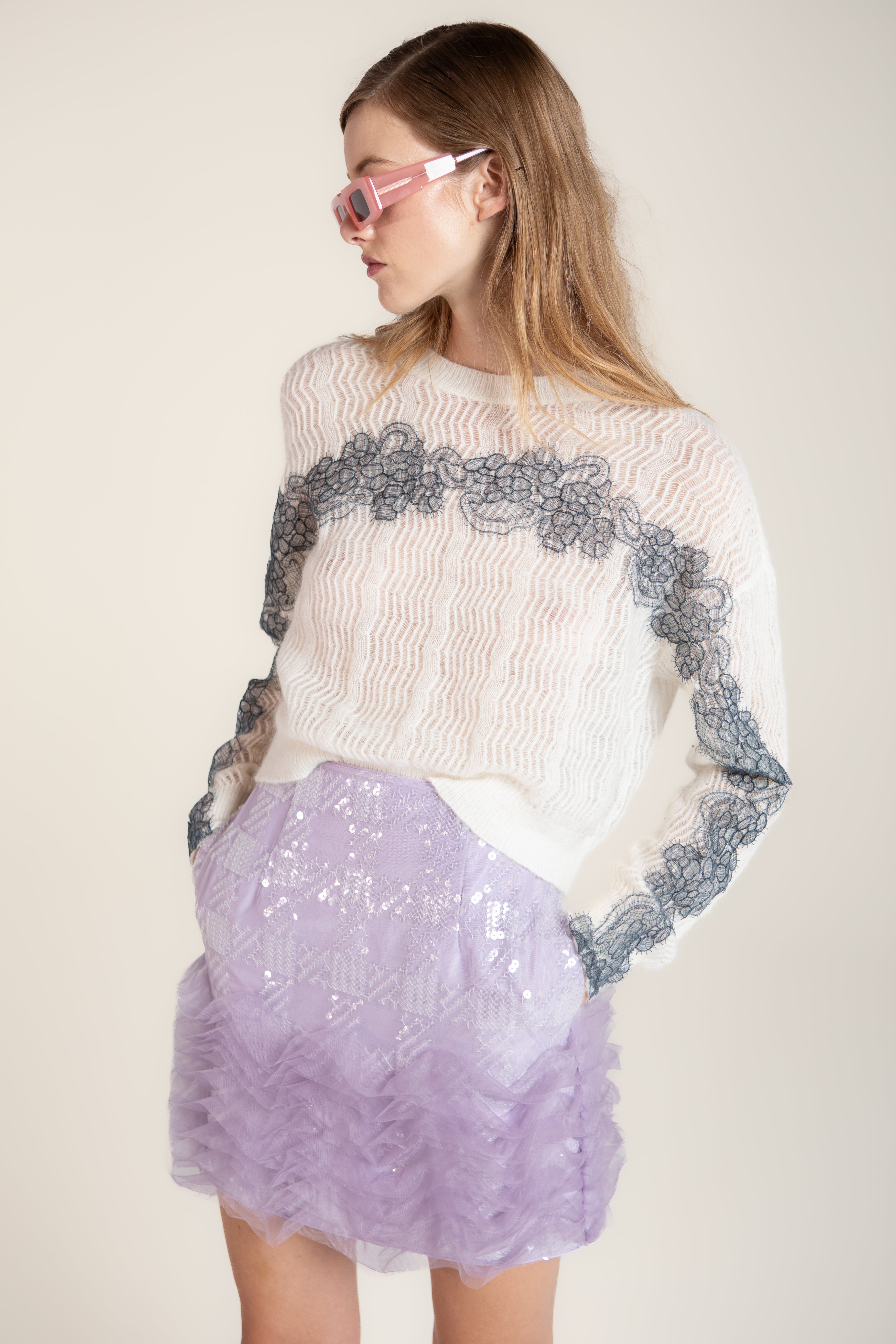 TOP IN MOHAIR
