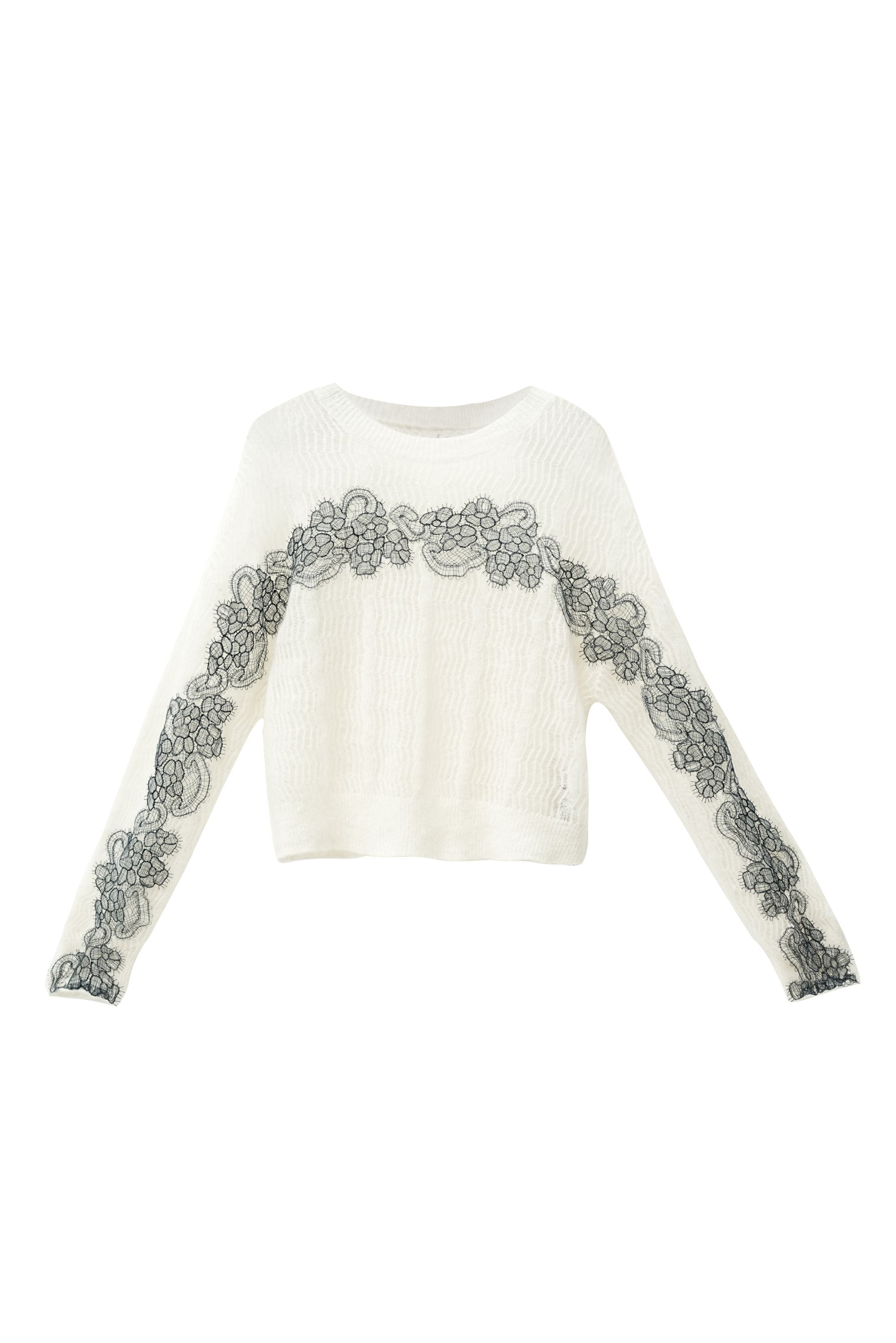 TOP IN MOHAIR