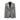 Hui Milano grey wool jacket with classic notched lapel, single-button closure, left chest pocket, and delicate white embroidery on sleeves and front, elegant and structured design for formal or semi-formal occasions, front view on white background.