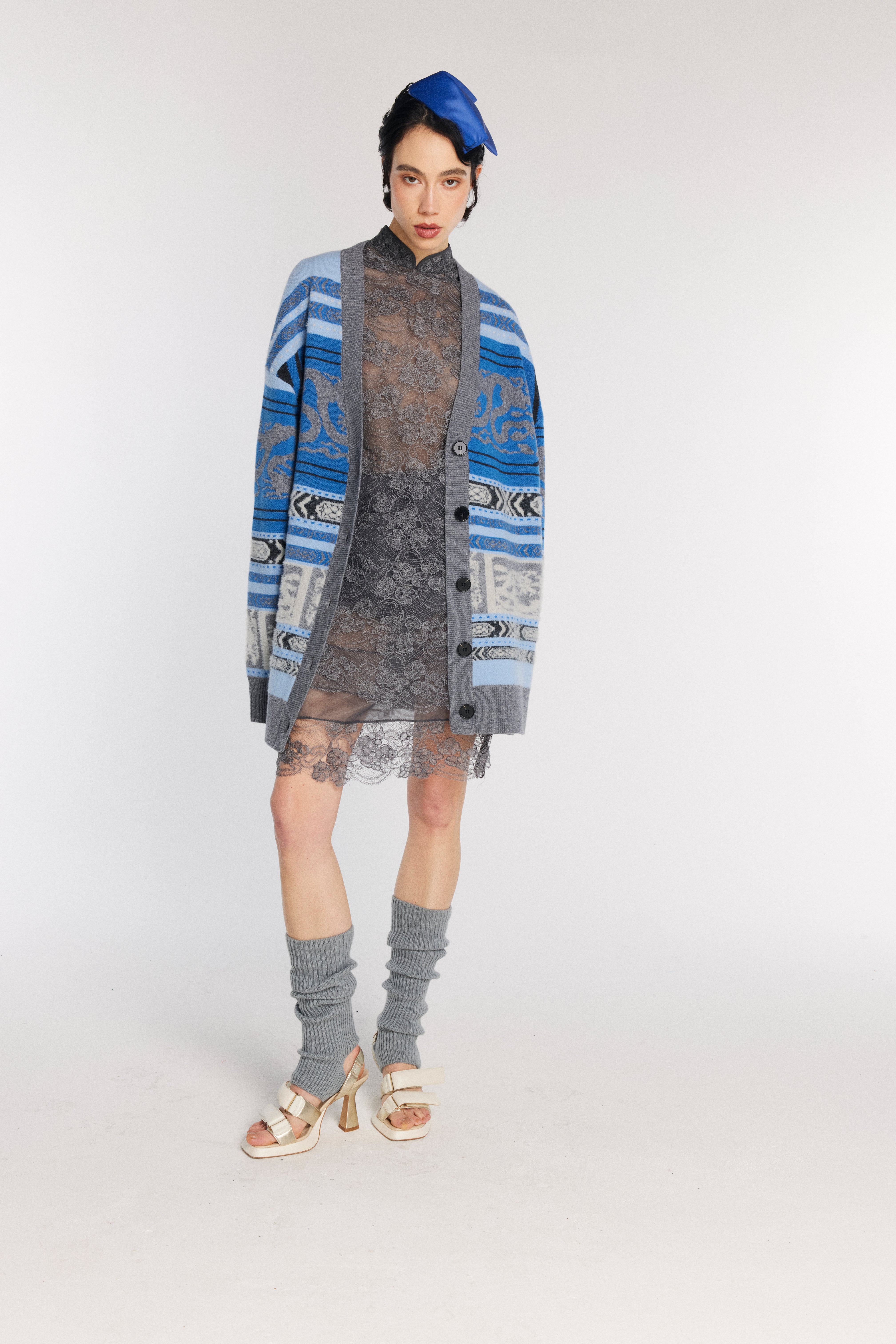 ABITO IN PIZZO CHEONGSAM