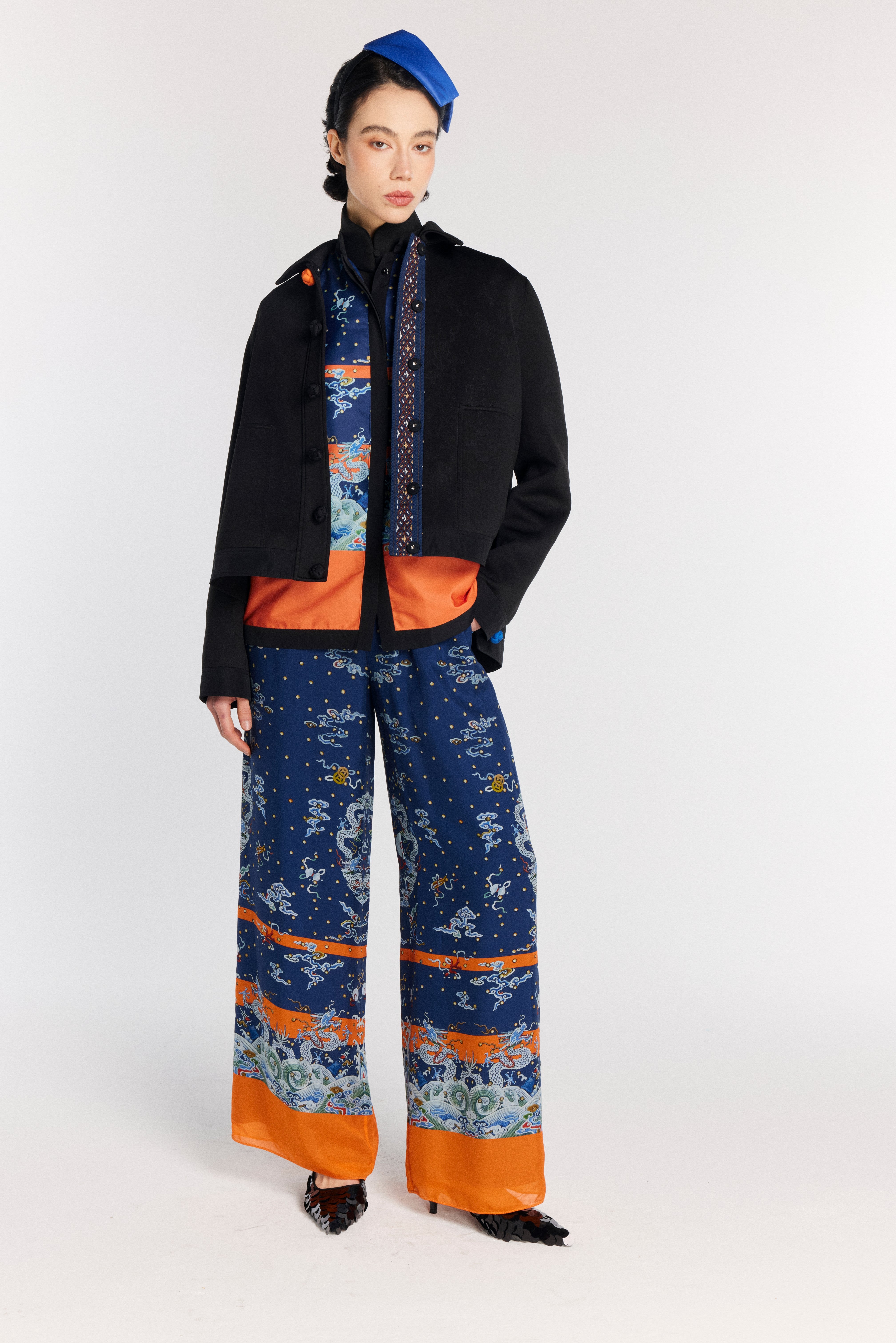 GIACCA BLU ORIENTALE